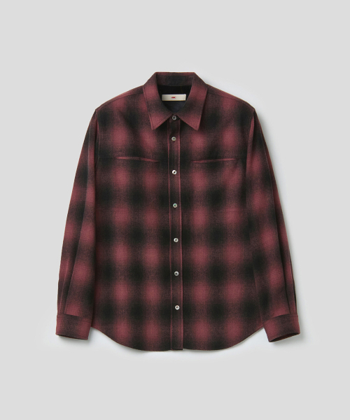 MMIC(エムエムアイシー)の「HALO SHIRT (WINE)(シャツ/ブラウス・メンズ・その他・M/L/XL)」の1枚目の写真