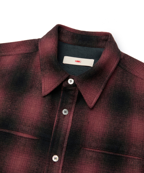MMIC(エムエムアイシー)の「HALO SHIRT (WINE)(シャツ/ブラウス・メンズ・その他・M/L/XL)」の2枚目の写真
