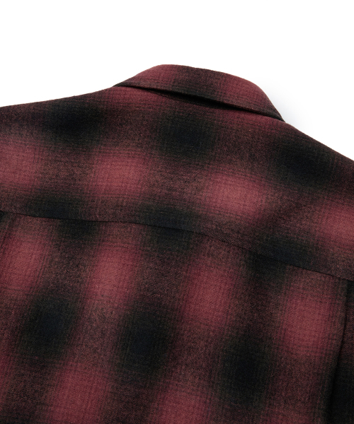 MMIC(エムエムアイシー)の「HALO SHIRT (WINE)(シャツ/ブラウス・メンズ・その他・M/L/XL)」の5枚目の写真
