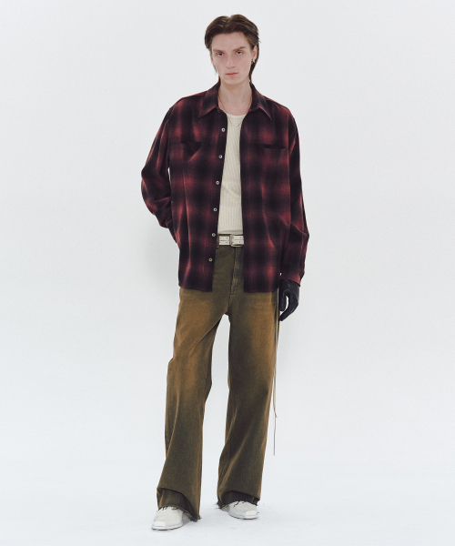 MMIC(エムエムアイシー)の「HALO SHIRT (WINE)(シャツ/ブラウス・メンズ・その他・M/L/XL)」の7枚目の写真
