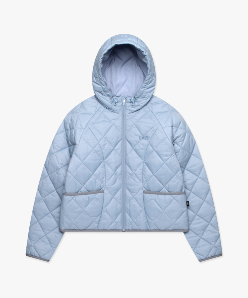 LMCの「WM OG QUILTED HOODIE JACKET ash blue(ダウンジャケット/コート・レディース・その他・M/S)」の3枚目の写真