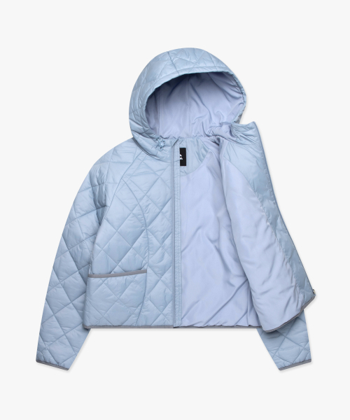 LMCの「WM OG QUILTED HOODIE JACKET ash blue(ダウンジャケット/コート・レディース・その他・M/S)」の5枚目の写真