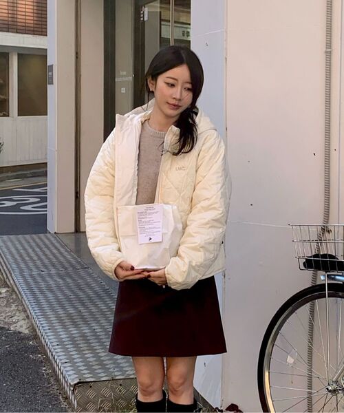 LMCの「WM OG QUILTED HOODIE JACKET ash blue(ダウンジャケット/コート・レディース・その他・M/S)」の6枚目の写真