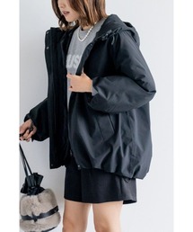 M.deux（エムドゥ）の「ドロストフーディーダウンジャケット（ダウンジャケット/コート）」