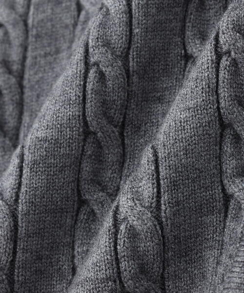 FREE'S MART（フリーズマート）の「◆シャツレイヤードゴールドボタンニット（ニット/セーター・レディース・グレー/ネイビー/ベージュ/ホワイト・FREE）」の20枚目の写真