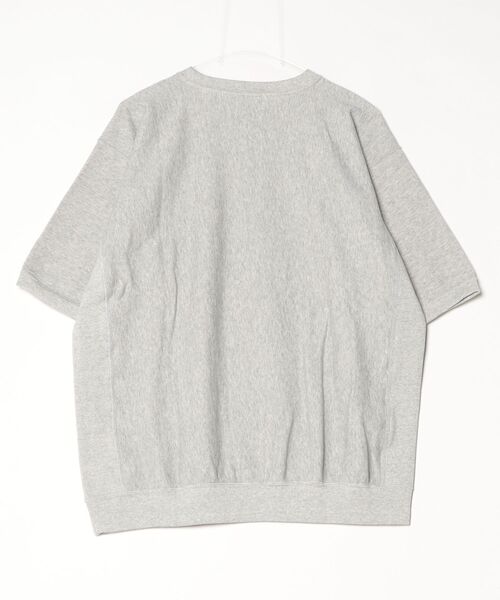 Champion(チャンピオン)の「【Champion/チャンピオン】メンズ リバースウィーブ(R) ショートスリーブクルーネックスウェットシャツ(スウェット・メンズ・オートミール/ネイビー/ダークブラック/グレー・X-LARGE/LARGE/MEDIUM)」の5枚目の写真