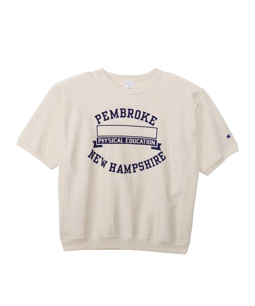 Champion(チャンピオン)の「【Champion/チャンピオン】メンズ リバースウィーブ(R) ショートスリーブクルーネックスウェットシャツ(スウェット・メンズ・オートミール/ネイビー/ダークブラック/グレー・X-LARGE/LARGE/MEDIUM)」の3枚目の写真