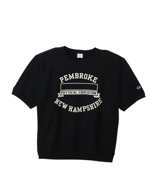 Champion(チャンピオン)の「【Champion/チャンピオン】メンズ リバースウィーブ(R) ショートスリーブクルーネックスウェットシャツ(スウェット・メンズ・オートミール/ネイビー/ダークブラック/グレー・X-LARGE/LARGE/MEDIUM)」の12枚目の写真