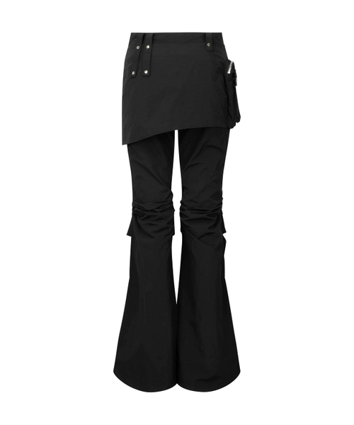 NACHE(ナチェ)の「BOOTS CUT SKIRT PANTS (UNISEX) BLACK(その他パンツ・レディース・その他・1/2/0)」の2枚目の写真