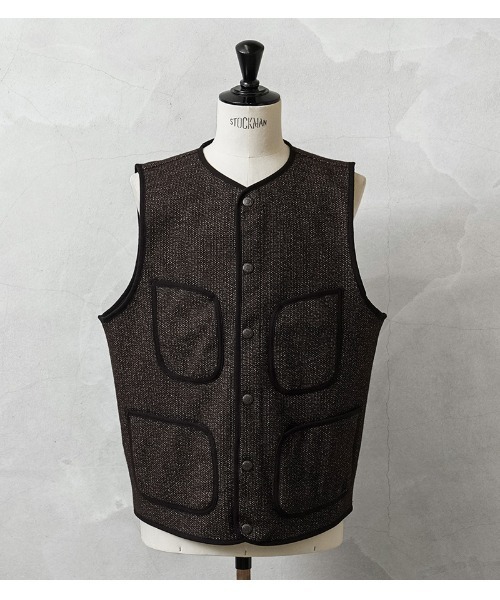 セール】HOUSTON ヒューストン 51564 BEACH CLOTH VEST ビーチクロス