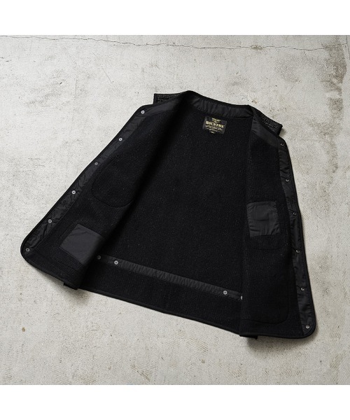 HOUSTON(ヒューストン)の「HOUSTON ヒューストン 51564 BEACH CLOTH VEST ビーチクロス ベスト(ベスト・メンズ・ブラウン/ブラック・40/42/44/38)」の6枚目の写真