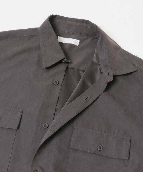 SENSE OF PLACE by URBAN RESEARCH（センスオブプレイスバイアーバンリサーチ）の「F/Sダブルポケットロングスリーブシャツ（シャツ/ブラウス・メンズ・ミント/チャコールグレー/ブラウン・MEDIUM/LARGE）」の14枚目の写真