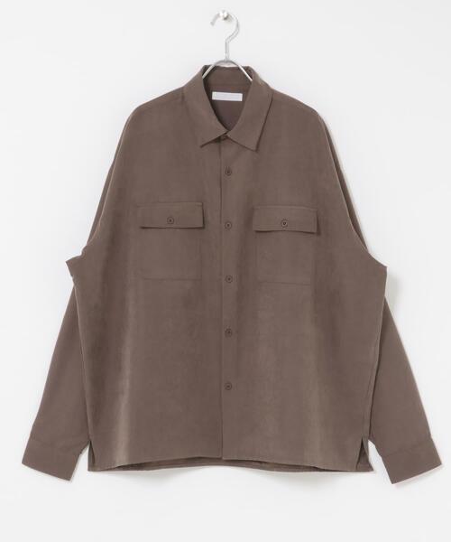 SENSE OF PLACE by URBAN RESEARCH（センスオブプレイスバイアーバンリサーチ）の「F/Sダブルポケットロングスリーブシャツ（シャツ/ブラウス・メンズ・ミント/チャコールグレー/ブラウン・MEDIUM/LARGE）」の22枚目の写真