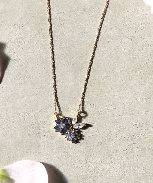 Zoule ゾーラ：FLOWER LETTER SERIES jewel flower letter2 花言葉