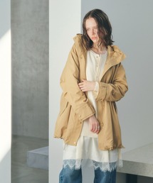 YECCA VECCA（イェッカヴェッカ）の「【撥水/花粉ガード】ミドル丈マウンテンパーカー（マウンテンパーカー）」