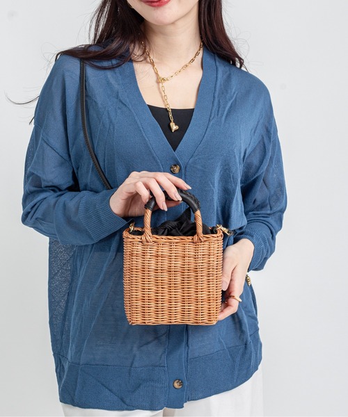 【美品】The Bagmati ザ バグマティ スクエア型 レザー かごバッグ セール】【The Bagmati/ザバグマティ】レザーハンドル スクエア かご