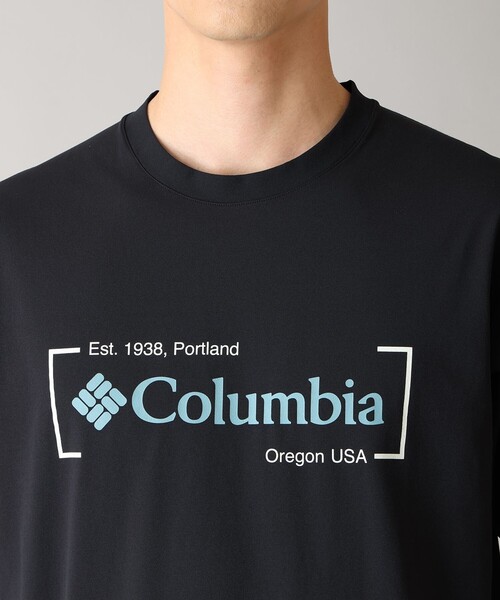Columbia（コロンビア）の「UVカット 速乾 Columbia／ライトキャニオン グラフィック ロングスリーブTシャツ／コロンビア（Tシャツ/カットソー・メンズ・ホワイト/ブラック/グリーン・S/XL/L/M）」の5枚目の写真