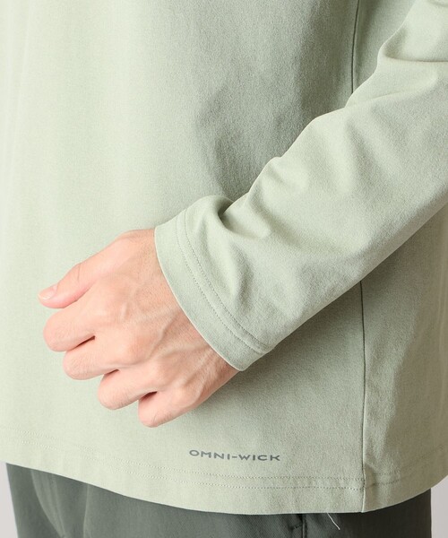 Columbia（コロンビア）の「UVカット 速乾 Columbia／ライトキャニオン グラフィック ロングスリーブTシャツ／コロンビア（Tシャツ/カットソー・メンズ・ホワイト/ブラック/グリーン・S/XL/L/M）」の16枚目の写真