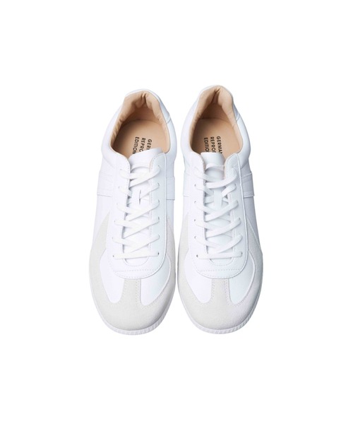 GERMAN TRAINER（ジャーマントレーナー）の「【GERMAN TRAINER】ジャーマントレーナー（スニーカー・メンズ・ホワイト×ホワイト/ブラック・39/38/37/36/44/43/42/41/40）」の21枚目の写真