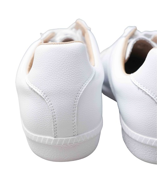 GERMAN TRAINER（ジャーマントレーナー）の「【GERMAN TRAINER】ジャーマントレーナー（スニーカー・メンズ・ホワイト×ホワイト/ブラック・39/38/37/36/44/43/42/41/40）」の9枚目の写真