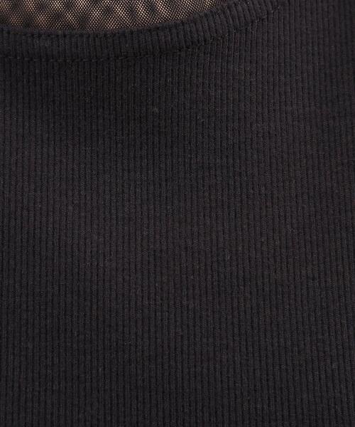 grove（グローブ）の「チュールクルーネックタンクトップ（タンクトップ・レディース・ライトグレー/ブラック/オフホワイト・02/03/01/04/05）」の15枚目の写真