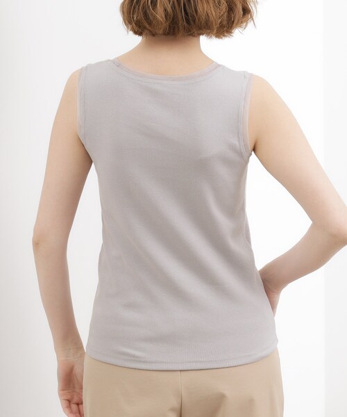 grove（グローブ）の「チュールクルーネックタンクトップ（タンクトップ・レディース・ライトグレー/ブラック/オフホワイト・02/03/01/04/05）」の18枚目の写真