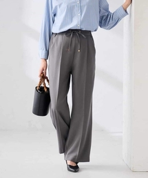 a.v.v（アーヴェヴェ）の「【WEB限定 支持率NO.1 イージーケア ストレッチ】スッキリ見えウエストハトメワイドンツ（その他パンツ）」