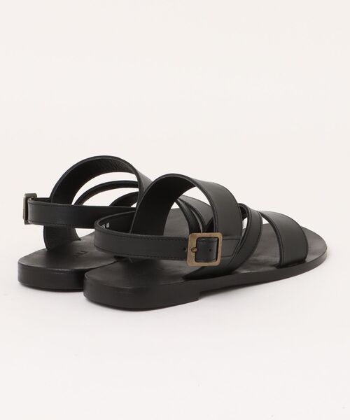 MADULI（マドゥリ）の「【MADULI/マドゥリ】手染めレザーサンダル /#M227019S（サンダル・メンズ・ブラック/ダークブラウン・42/44/40）」の3枚目の写真