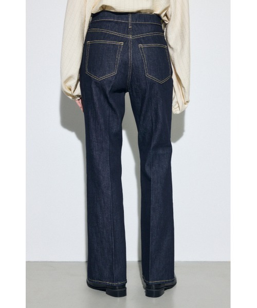 AZUL by moussy（アズールバイマウジー）の「【サイズ,身長別画像あり】AZUL DENIM センタープレスフレアデニム（デニムパンツ・レディース・ブルー/ワンウォッシュ・24inch/25inch/27inch/26inch）」の16枚目の写真
