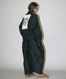 my beautiful landlet（マイビューティフルランドレット）の「【my beautiful landlet】COTTON × RECYCLED NYLON ZIP BLOUSON - print fabric（ブルゾン）」