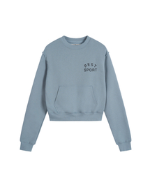 POCKET SWEATSHIRT - BLUE