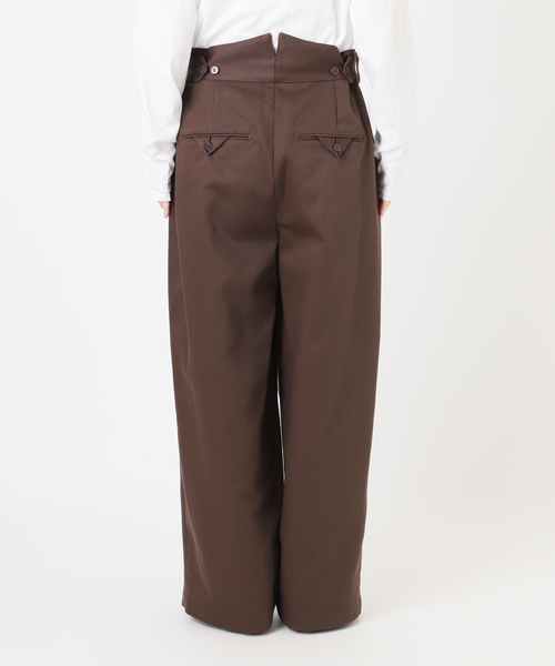 Spick & Span(スピックアンドスパン)の「《一部店舗+WEB限定/ 追加》Glyph Chino Pants(チノパンツ・レディース・ブラウン/ベージュ・38/36)」の7枚目の写真