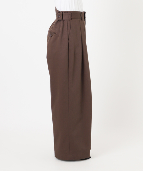Spick & Span(スピックアンドスパン)の「《一部店舗+WEB限定/ 追加》Glyph Chino Pants(チノパンツ・レディース・ブラウン/ベージュ・38/36)」の8枚目の写真