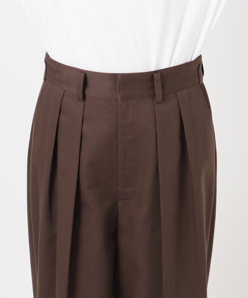 Spick & Span(スピックアンドスパン)の「《一部店舗+WEB限定/ 追加》Glyph Chino Pants(チノパンツ・レディース・ブラウン/ベージュ・38/36)」の9枚目の写真