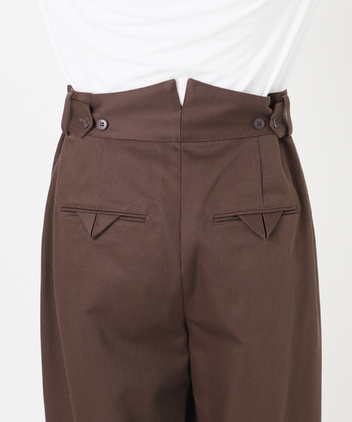 Spick & Span(スピックアンドスパン)の「《一部店舗+WEB限定/ 追加》Glyph Chino Pants(チノパンツ・レディース・ブラウン/ベージュ・38/36)」の10枚目の写真