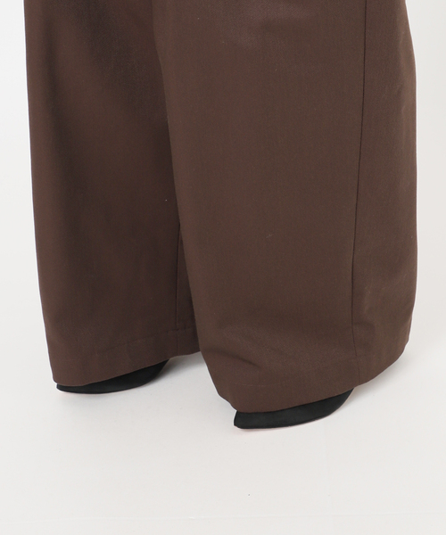 Spick & Span(スピックアンドスパン)の「《一部店舗+WEB限定/ 追加》Glyph Chino Pants(チノパンツ・レディース・ブラウン/ベージュ・38/36)」の12枚目の写真