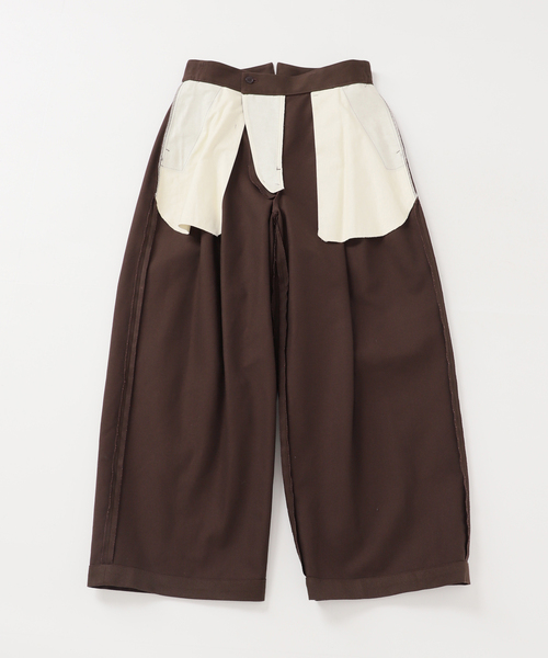 Spick & Span(スピックアンドスパン)の「《一部店舗+WEB限定/ 追加》Glyph Chino Pants(チノパンツ・レディース・ブラウン/ベージュ・38/36)」の14枚目の写真