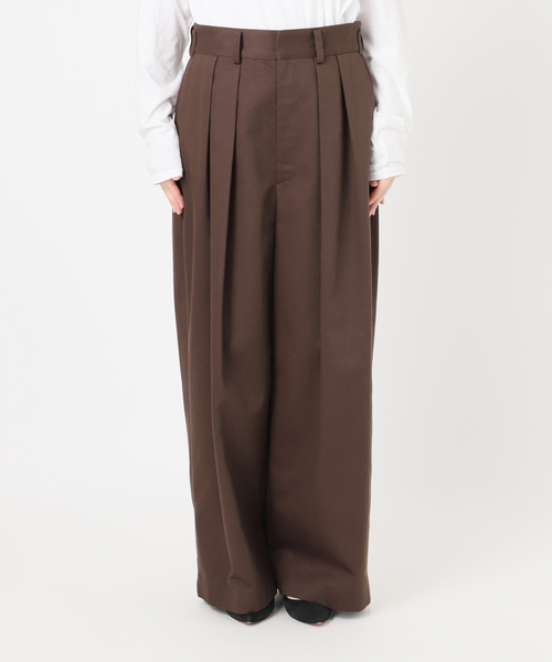 Spick & Span(スピックアンドスパン)の「《一部店舗+WEB限定/ 追加》Glyph Chino Pants(チノパンツ・レディース・ブラウン/ベージュ・38/36)」の15枚目の写真
