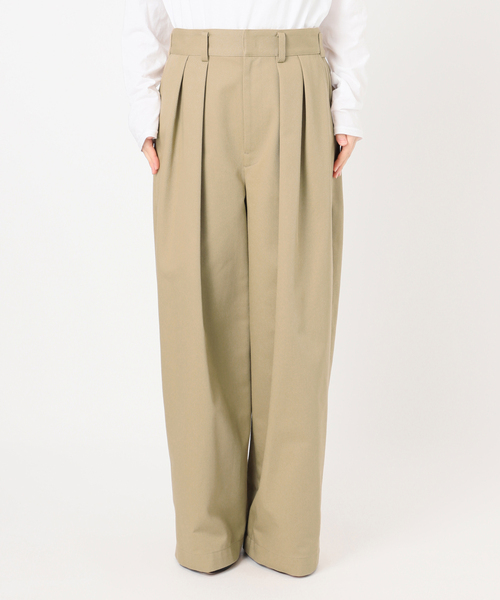 Spick & Span(スピックアンドスパン)の「《一部店舗+WEB限定/ 追加》Glyph Chino Pants(チノパンツ・レディース・ブラウン/ベージュ・38/36)」の18枚目の写真