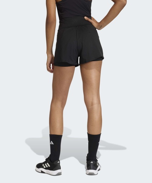 adidas（アディダス）の「テニス クライマクール マッチ ショーツ / ハーフパンツ / アディダス adidas（その他パンツ・レディース・ブラック・X-LARGE/SMALL/MEDIUM/LARGE/XX-LARGE）」の2枚目の写真