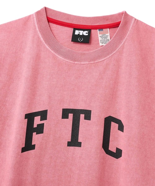 FTC(エフティーシー)の「PIGMENT DYED TEE(Tシャツ/カットソー・メンズ・ナチュラル/ブラック/ピンク/ライトパープル・LARGE/MEDIUM/X-LARGE)」の8枚目の写真