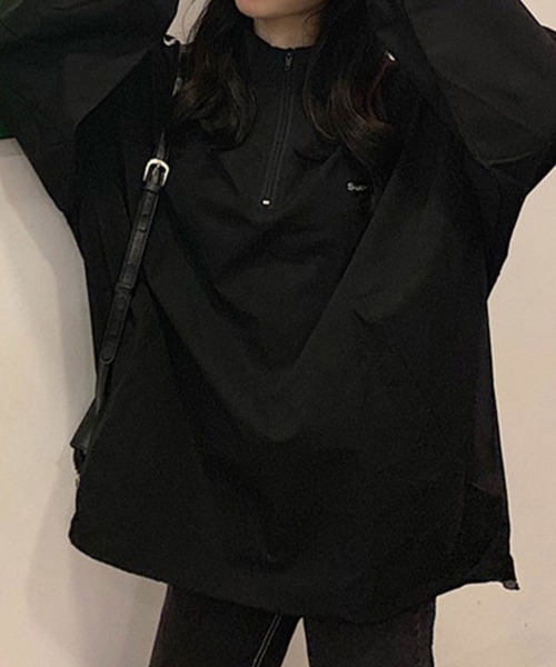 SallyLunn(サリーラン)の「スポーティハーフジップトップス(その他トップス・レディース・ブラック・LARGE/MEDIUM)」の9枚目の写真