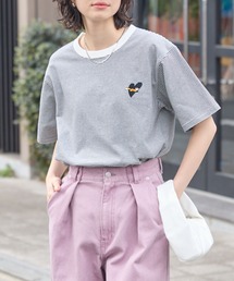 PENNEYS/ペニーズ 別注 THE FOX ロゴ ハートワッペン刺繍 オーバーサイズ 半袖Tシャツ