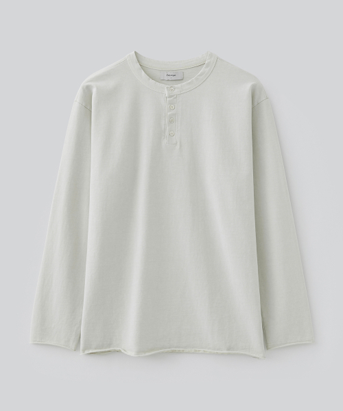 FABREGAT(ファブレガ)の「フィグダイング ヘンリーネック ロングスリーブ (オートミール)(Tシャツ/カットソー・レディース・その他・2/3)」の1枚目の写真