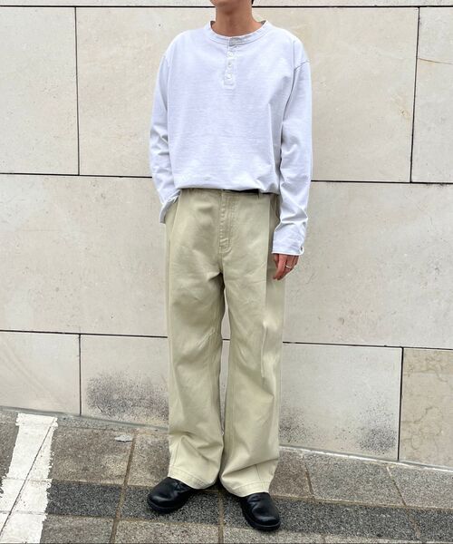 FABREGAT(ファブレガ)の「フィグダイング ヘンリーネック ロングスリーブ (オートミール)(Tシャツ/カットソー・レディース・その他・2/3)」の2枚目の写真