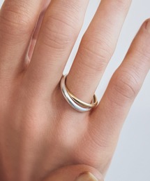 TEN. | 【新作】SILVER925 18KGP ダブルループリング(リング)