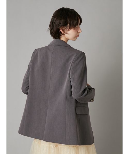 LILY BROWN（リリーブラウン）の「【LILY BROWN×KEITA MARUYAMA】エンブロイダリージャケット（テーラードジャケット・レディース・ネイビー/グレー・F）」の4枚目の写真