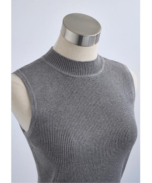 LUDICRUM(ルーディクルム)の「LD sleeveless knit top(ニット/セーター・レディース・グレー系/ネイビー系/ホワイト系・FREE)」の15枚目の写真
