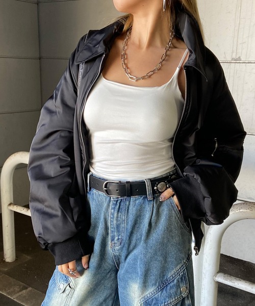 non-hedge(ノンヘッジ)の「パット付キャミソール(キャミソール・レディース・ホワイト×ブラック/ブラック×ホワイト/オフホワイト/ブラック・FREE)」の9枚目の写真