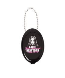 X-girl | FACE AND SCRIPT MIX LOGO RUBBER COIN CASE(コインケース)